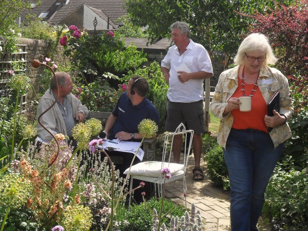 Radio Kent broadcasting live from behind the lavender